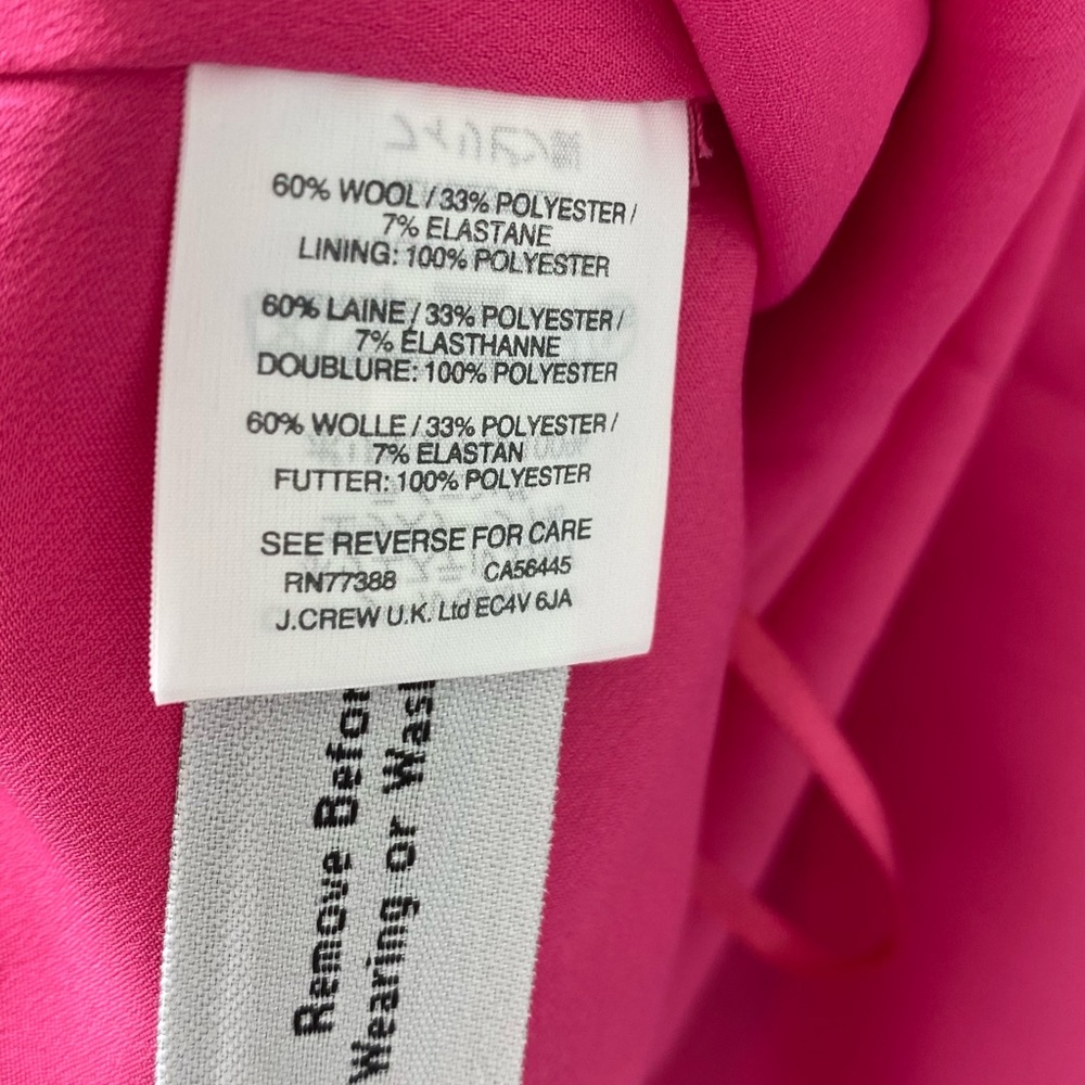 NWT JCrew Wool Flannel Ruffle Skirt - Picture 4 of 4